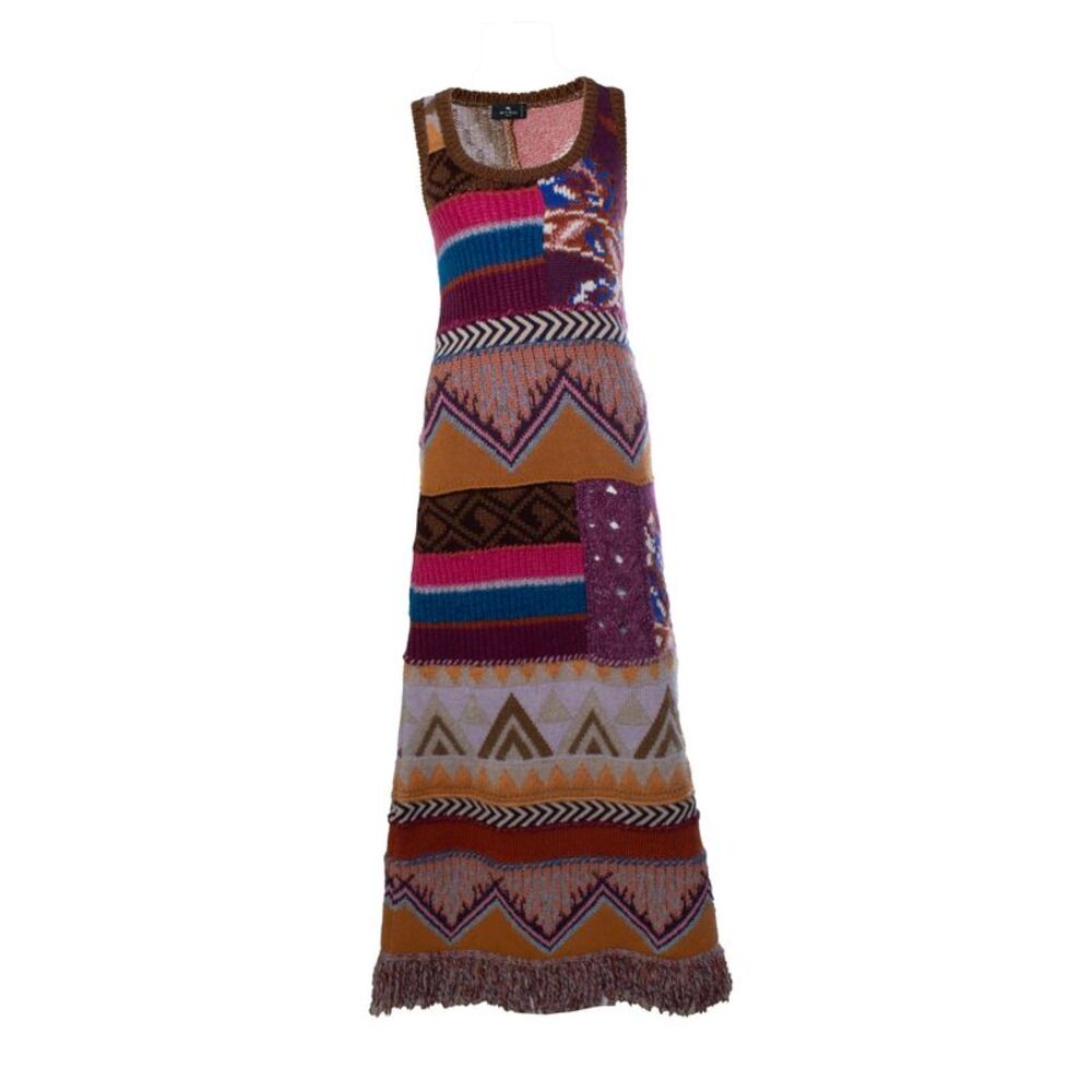 Etro, intarsia knit maxi dress